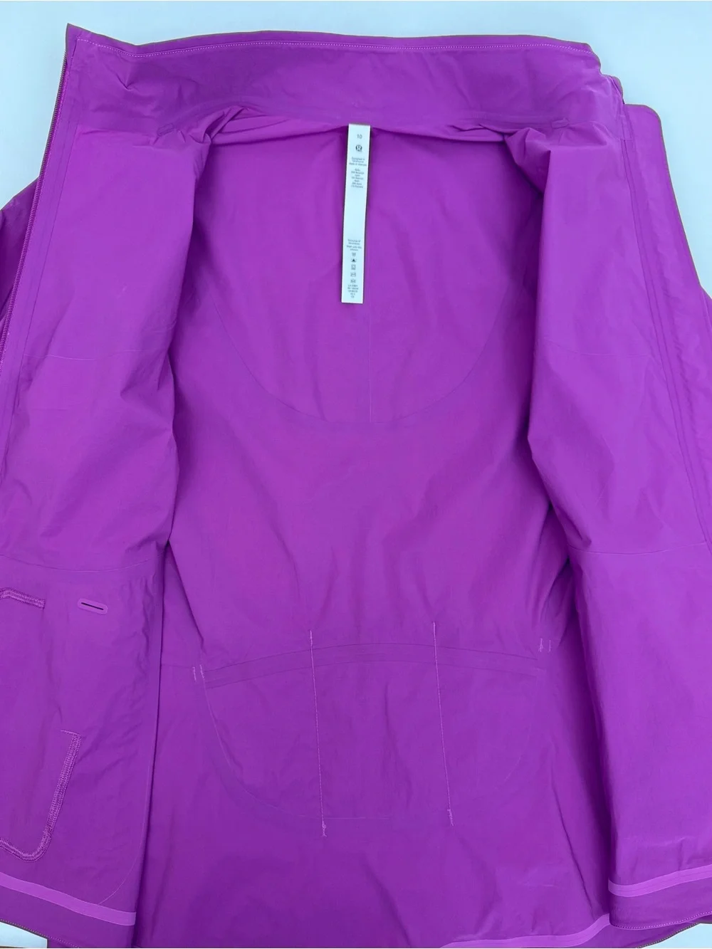 Lululemon Fast and Free Windbreaker Jacket  Vivid Plum Purple